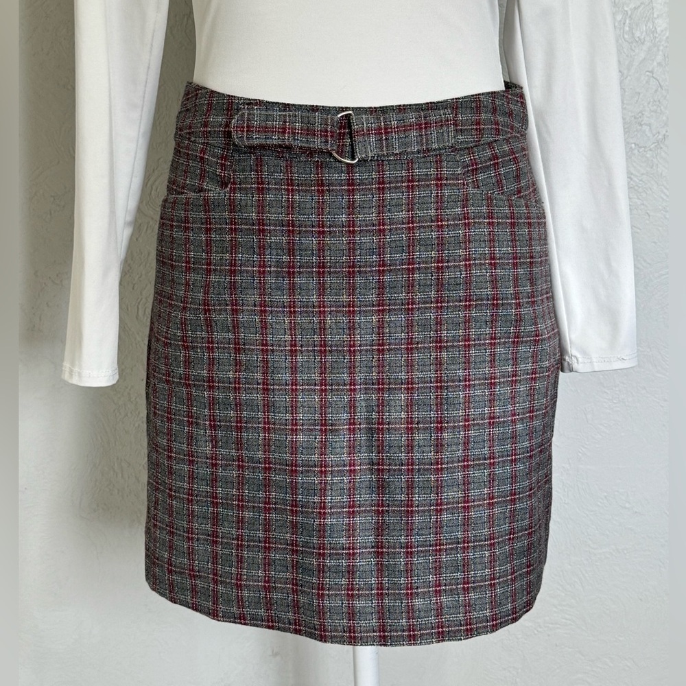 A. Byer Vintage Checkered Knee Length Women’s Formal Skirt Size 7